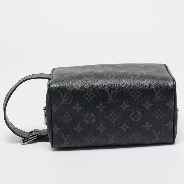 Pre Owned  Louis Vuitton Monogram Eclipse Canvas Locker Dopp Kit