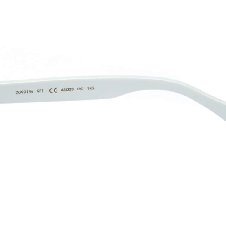 مملوكة مسبقًا Louis Vuitton x Supreme White / Grey Z0991W Downtown Round Sunglasses