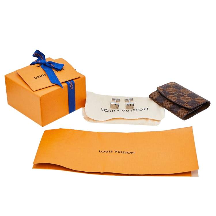 Pre Owned Louis Vuitton Champs Elysées Steel Cufflinks