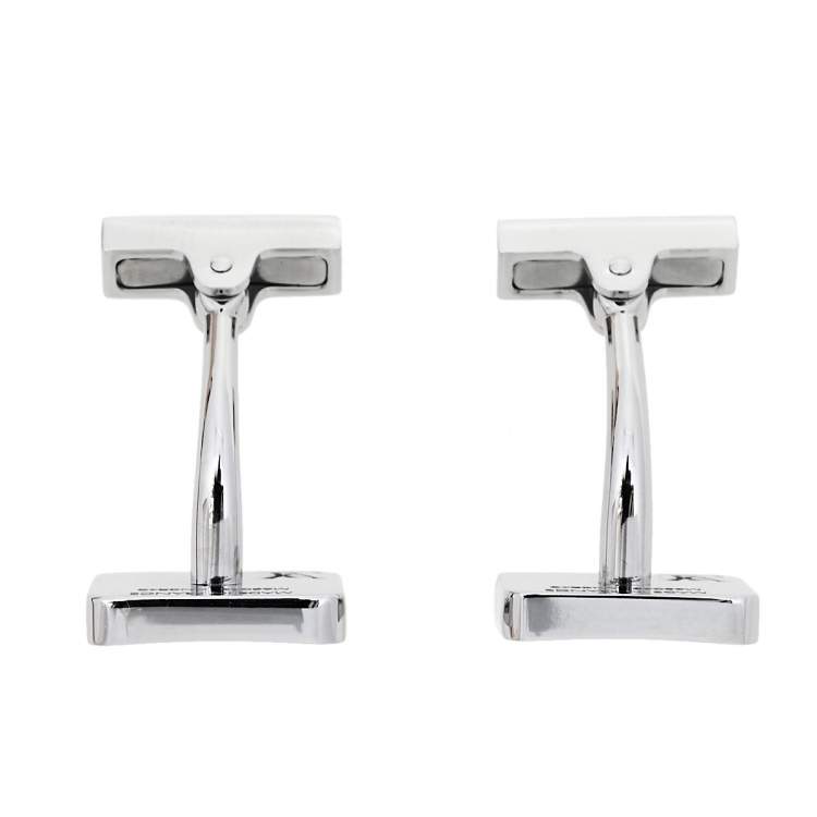 Pre Owned Louis Vuitton Champs Elysées Steel Cufflinks