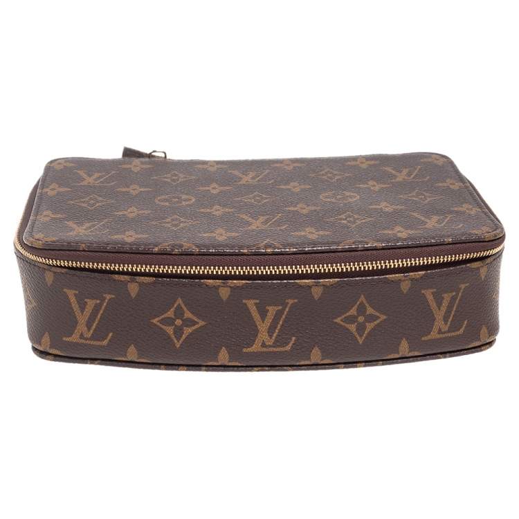 Pre Owned Louis Vuitton Monogram Canvas Monte Carlo Jewelry Case