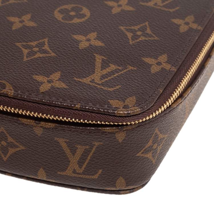 Pre Owned Louis Vuitton Monogram Canvas Monte Carlo Jewelry Case