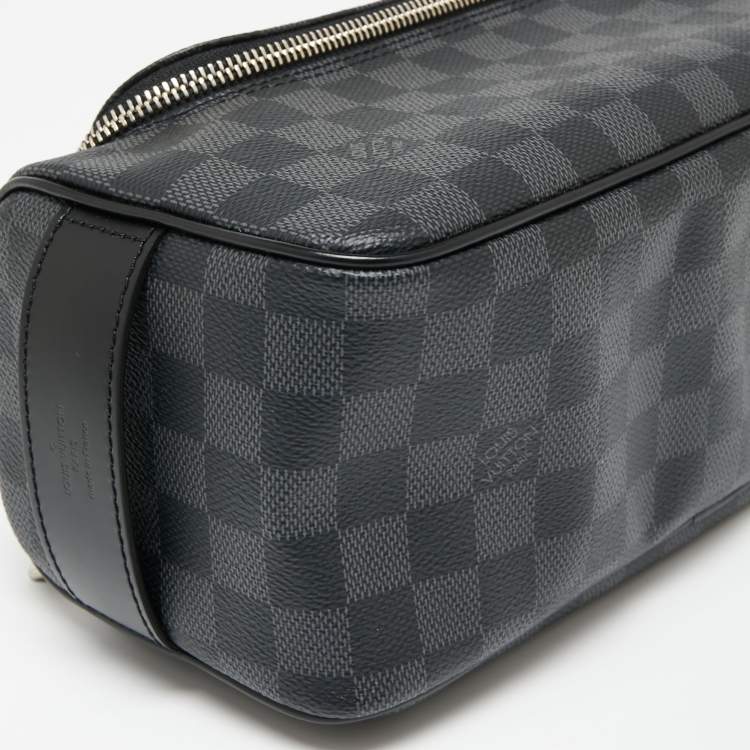 Pre Owned Louis Vuitton Damier Graphite Canvas Toiletry Pouch
