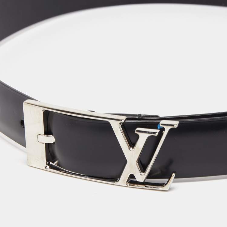 Louis Vuitton Black Leather Neogram Belt 85CM Louis Vuitton