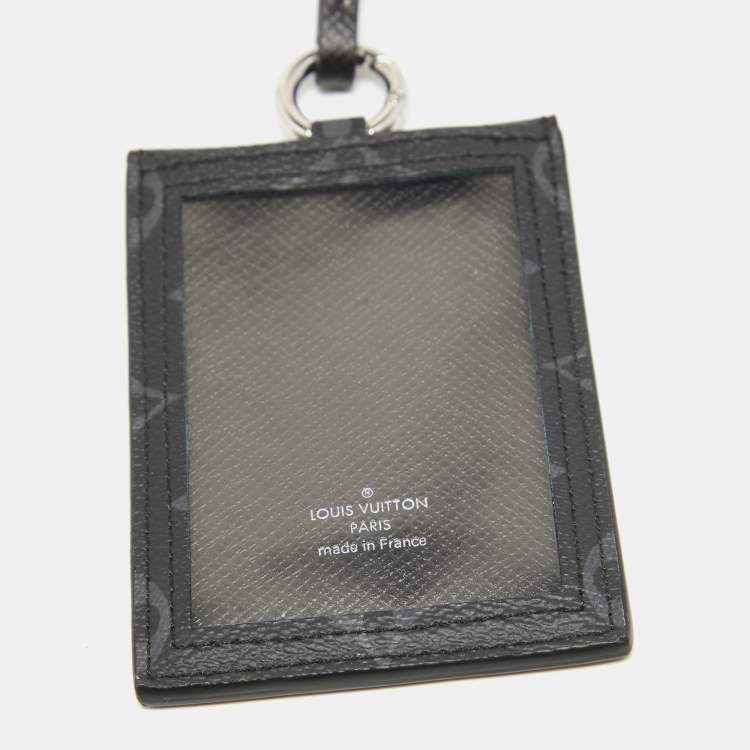 Pre Owned Louis Vuitton Damier Graphite ID Card Holder 