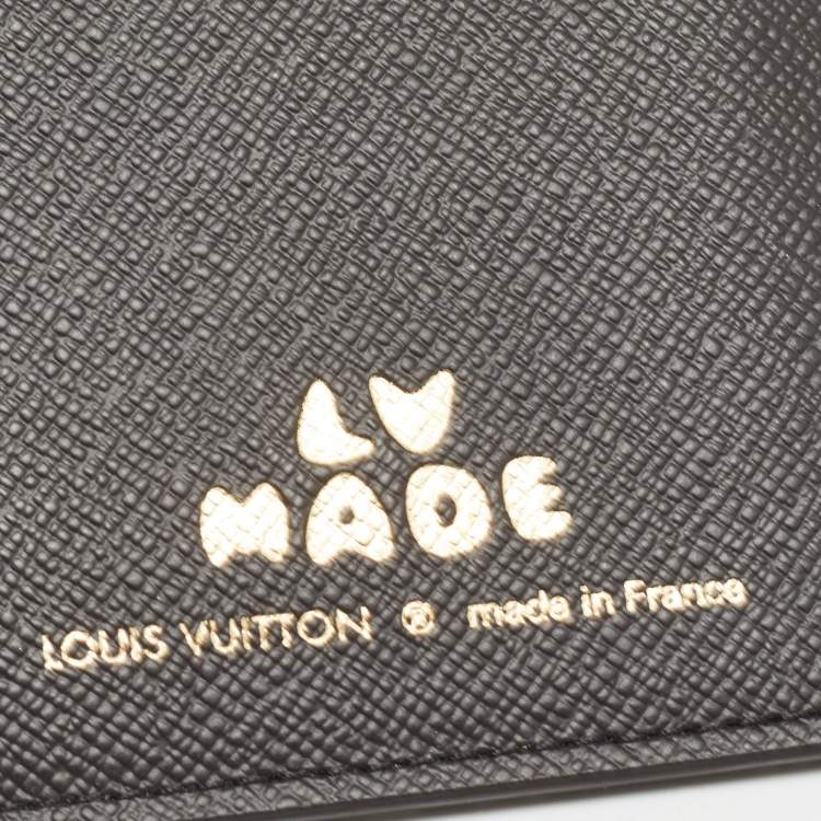 Pre Owned Louis Vuitton x Nigo Reverse Monogram Stripes Canvas Brazza Wallet
