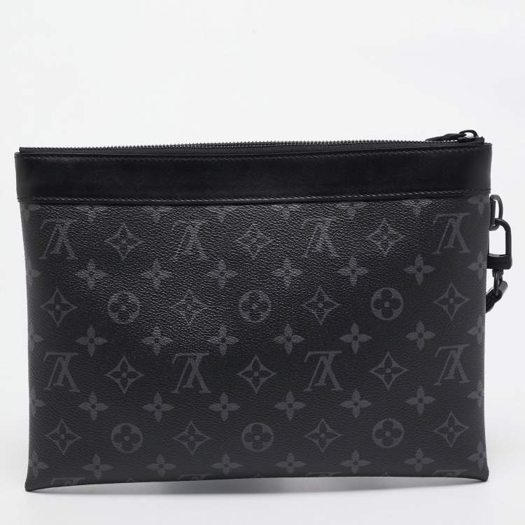 Pre Owned Louis Vuitton Monogram Eclipse Canvas To-Go Pochette