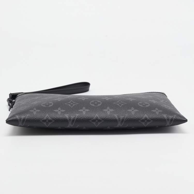 Pre Owned Louis Vuitton Monogram Eclipse Canvas To-Go Pochette