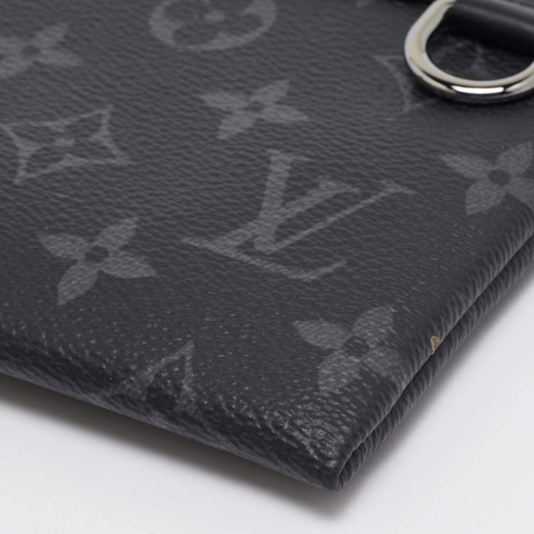 Pre Owned Louis Vuitton Monogram Eclipse Canvas Discovery PM Pochette