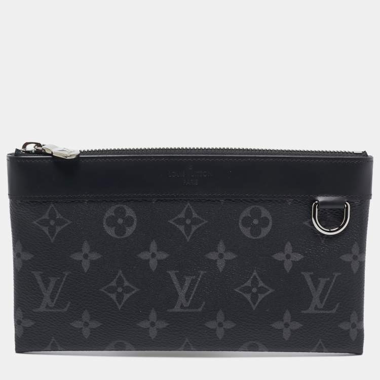 Pre Owned Louis Vuitton Monogram Eclipse Canvas Discovery PM Pochette
