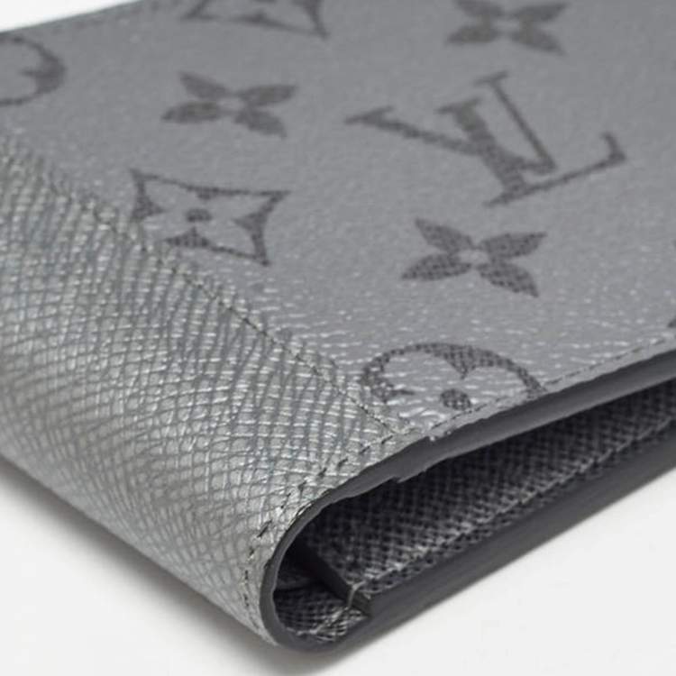 Pre Owned Louis Vuitton Monogram Eclipse Reverse Canvas Multiple Wallet