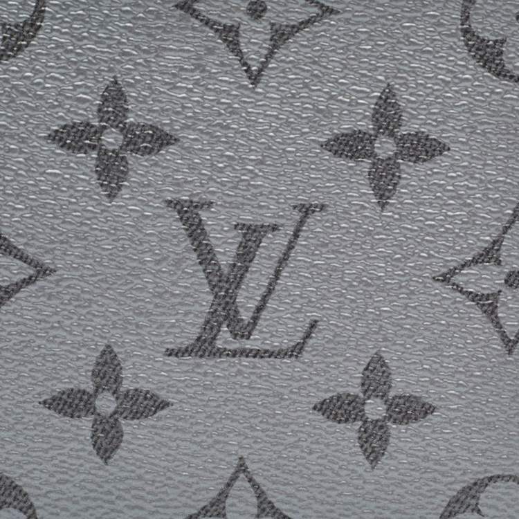 Pre Owned Louis Vuitton Monogram Eclipse Reverse Canvas Multiple Wallet