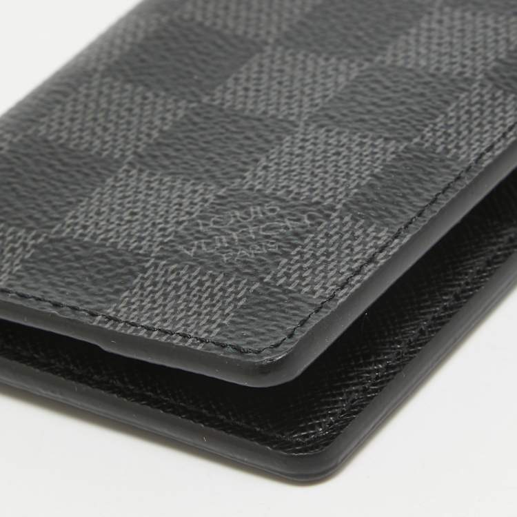 Pre Owned Louis Vuitton Damier Graphite Canvas Pocket Organiser