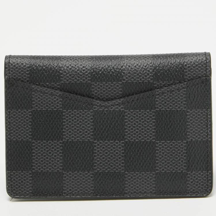 Pre Owned Louis Vuitton Damier Graphite Canvas Pocket Organiser