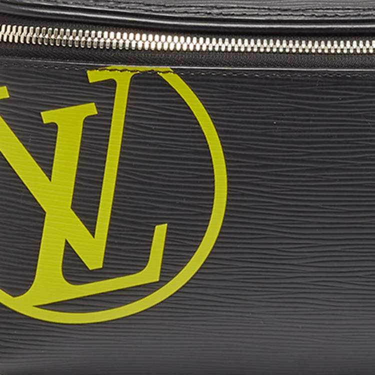 Pre Owned Louis Vuitton Black Epi Leather LV Initials Bumbag