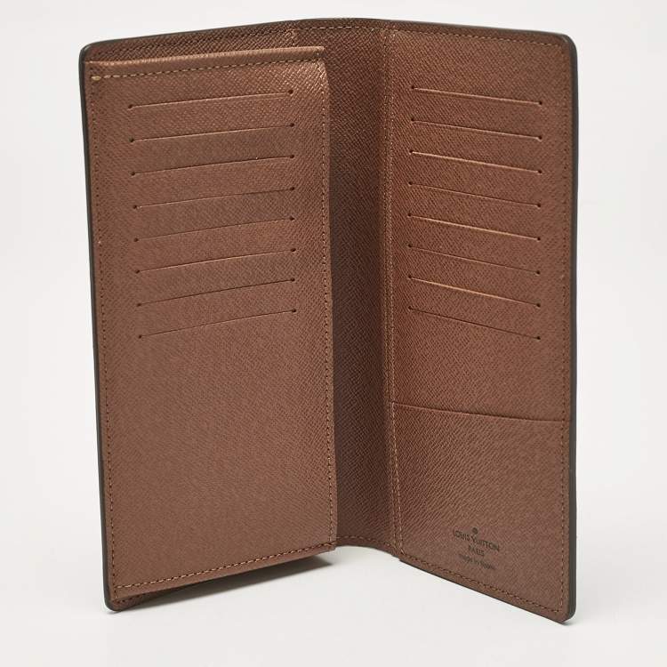 Pre Owned Louis Vuitton Monogram Canvas Brazza Wallet