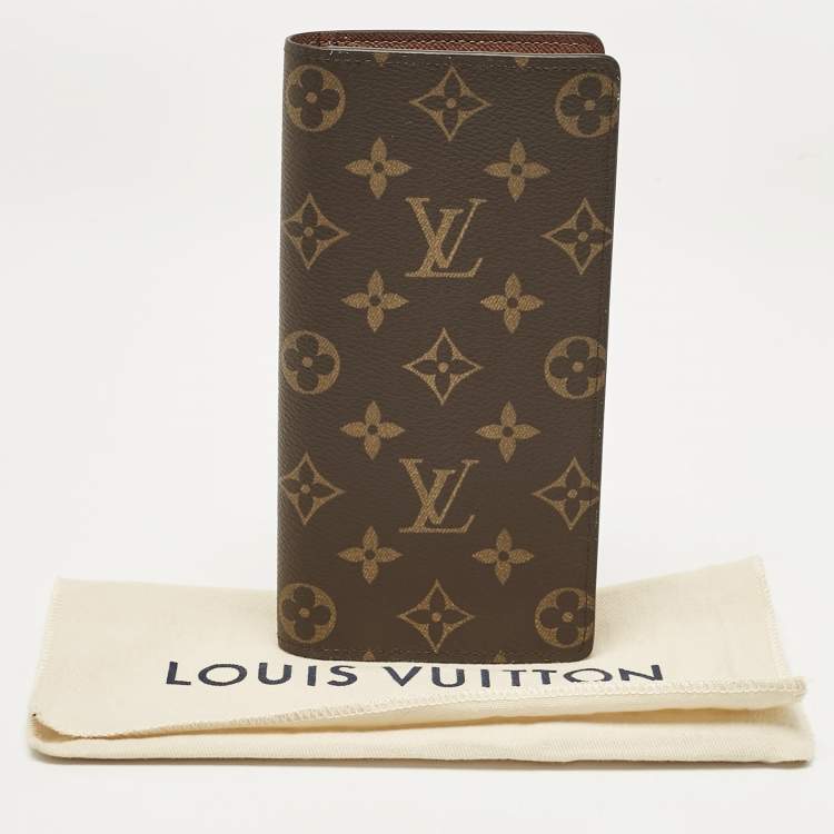 Pre Owned Louis Vuitton Monogram Canvas Brazza Wallet