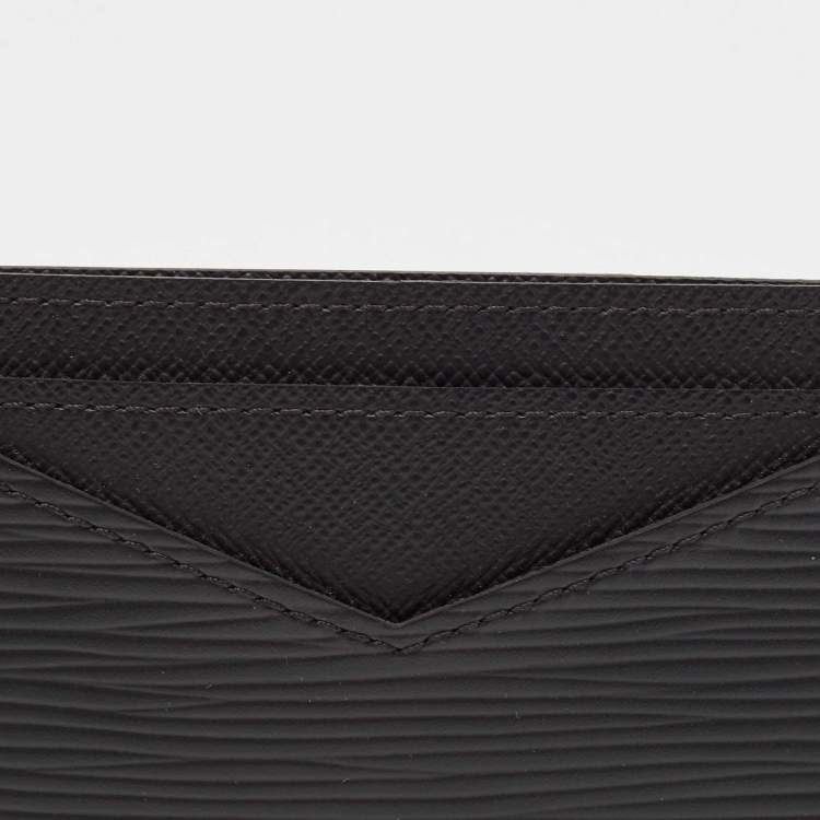 Pre Owned Louis Vuitton Black Epi Leather Neo Card Holder