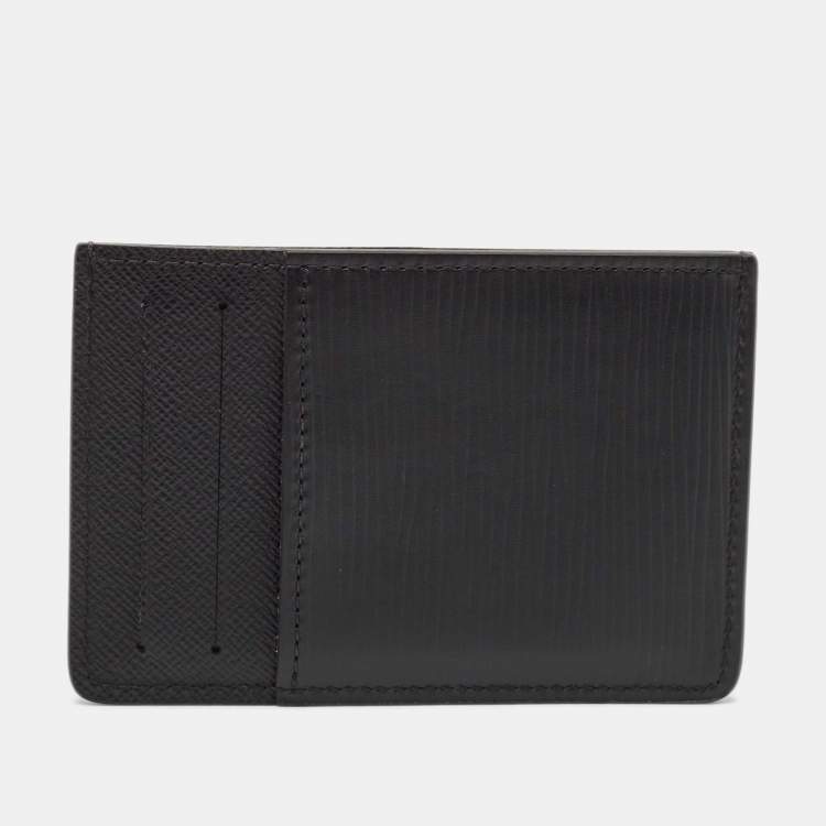 Pre Owned Louis Vuitton Black Epi Leather Neo Card Holder