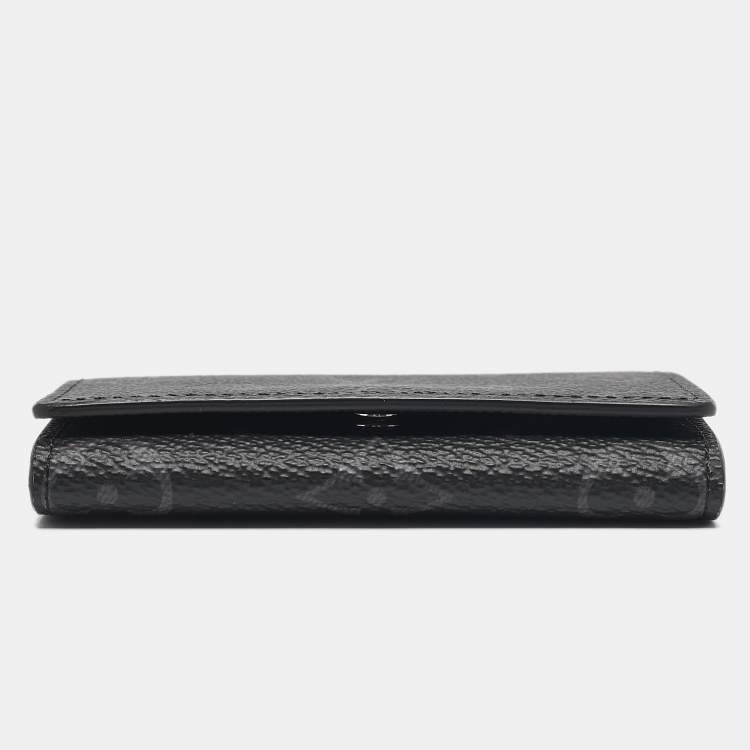 Pre Owned Louis Vuitton Monogram Eclipse Canvas Envelope Business Card Holder