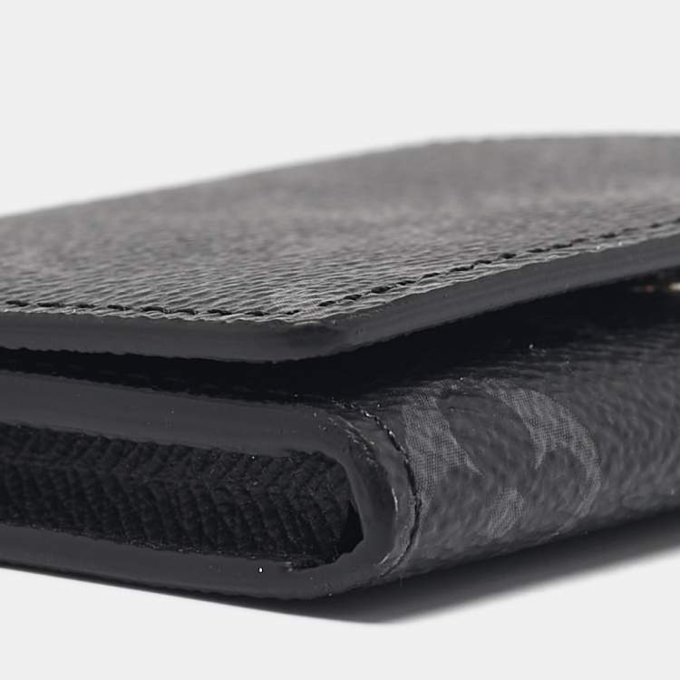 Pre Owned Louis Vuitton Monogram Eclipse Canvas Envelope Business Card Holder