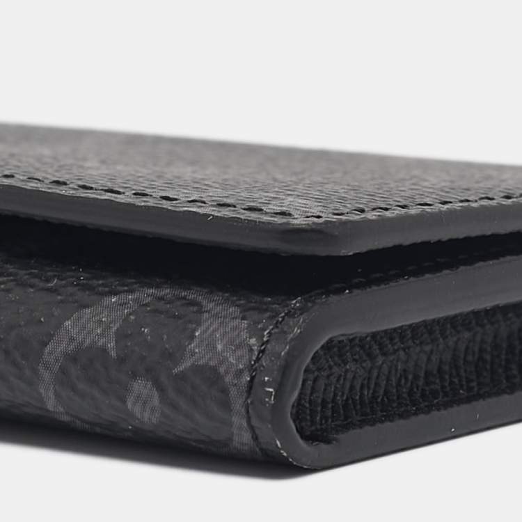 Pre Owned Louis Vuitton Monogram Eclipse Canvas Envelope Business Card Holder