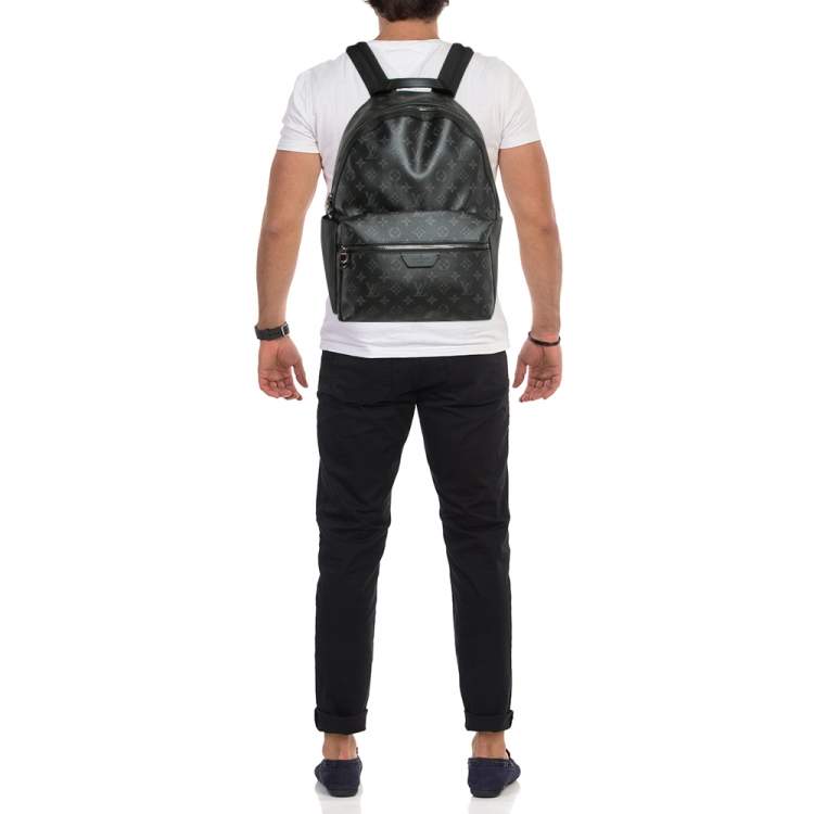 Pre Owned Louis Vuitton Monogram Eclipse Canvas Discovery PM Backpack