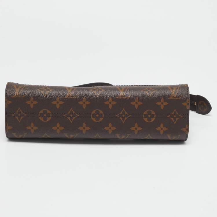 Pre Owned Louis Vuitton Monogram Chess Canvas and PVC Standing Pouch