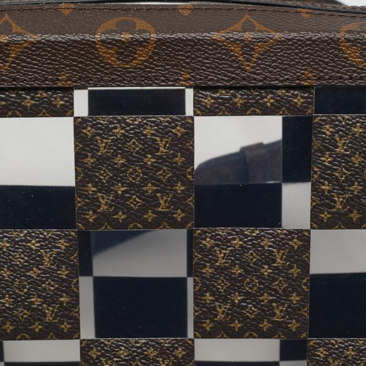 Pre Owned Louis Vuitton Monogram Chess Canvas and PVC Soft Trunk Bag