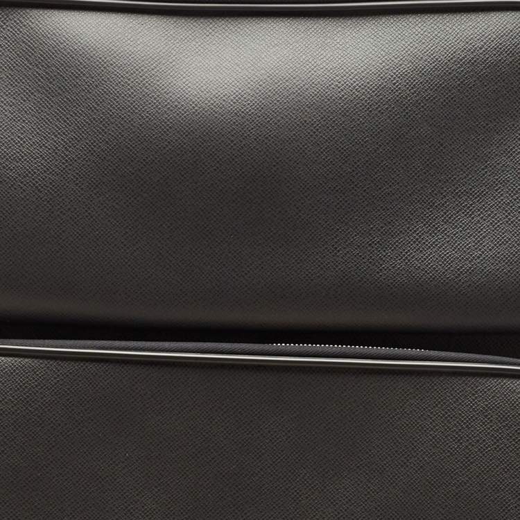 Pre Owned Louis Vuitton Black Taiga Leather Business Pegase 55 Luggage