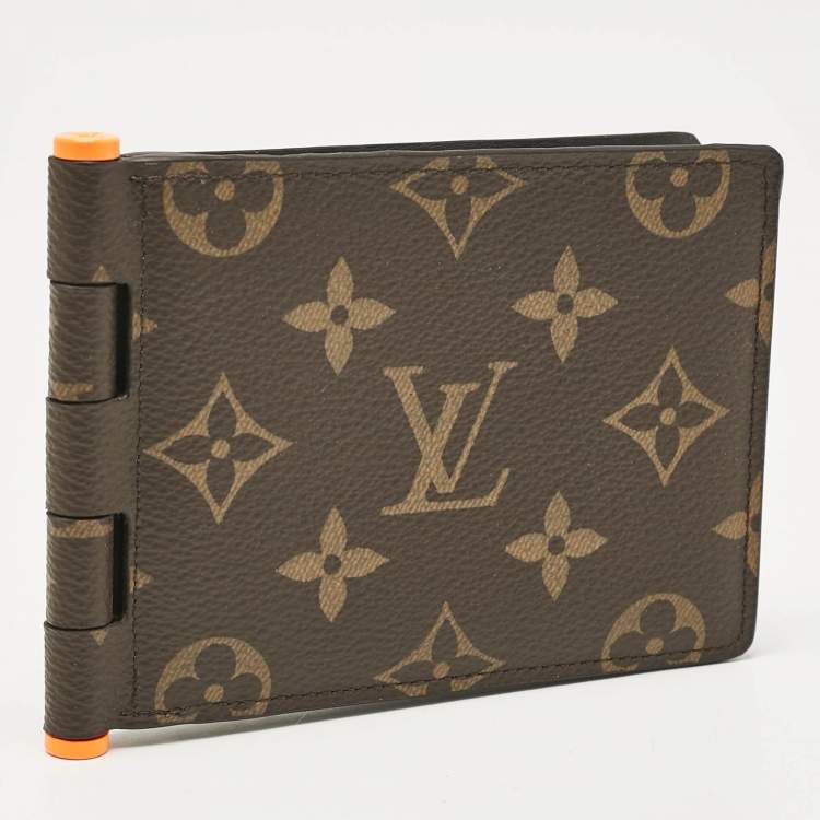 Pre Owned Louis Vuitton Monogram Canvas Hinge Multiple Wallet