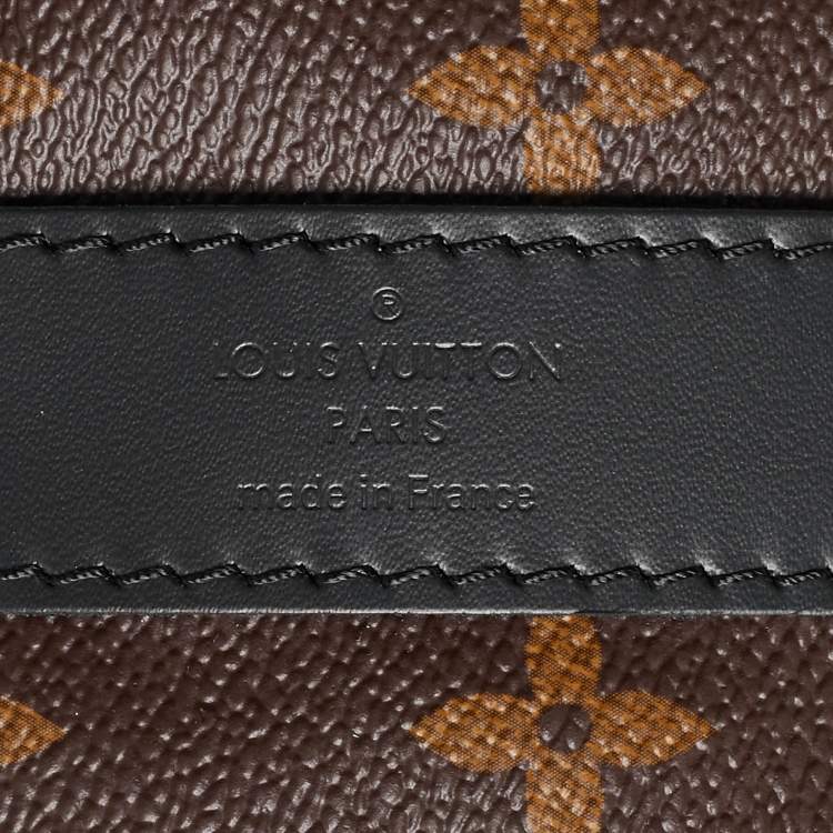 Pre Owned Louis Vuitton Black Monogram Canvas Keepall Bandouliere 45 Bag