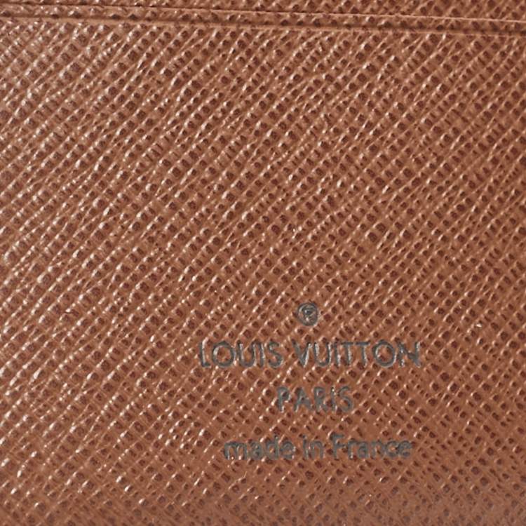 Pre Owned Louis Vuitton Monogram Canvas Multiple Wallet