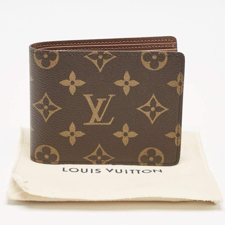 Pre Owned Louis Vuitton Monogram Canvas Multiple Wallet