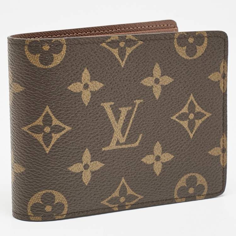 Pre Owned Louis Vuitton Monogram Canvas Multiple Wallet