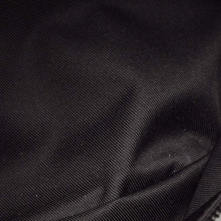 Pre Owned Louis Vuitton Black Monogram Shadow Leather Discovery GM Bumbag