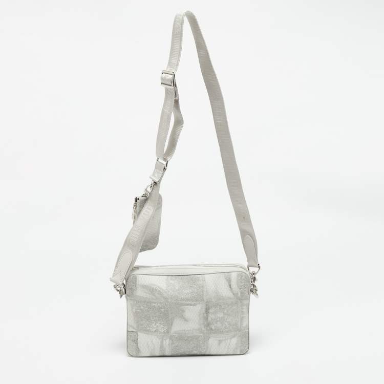 Pre Owned Louis Vuitton Damier Salt Canvas Trio Messenger Bag