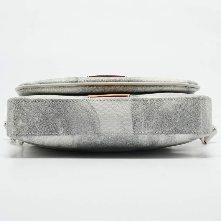 Pre Owned Louis Vuitton Damier Salt Canvas Trio Messenger Bag