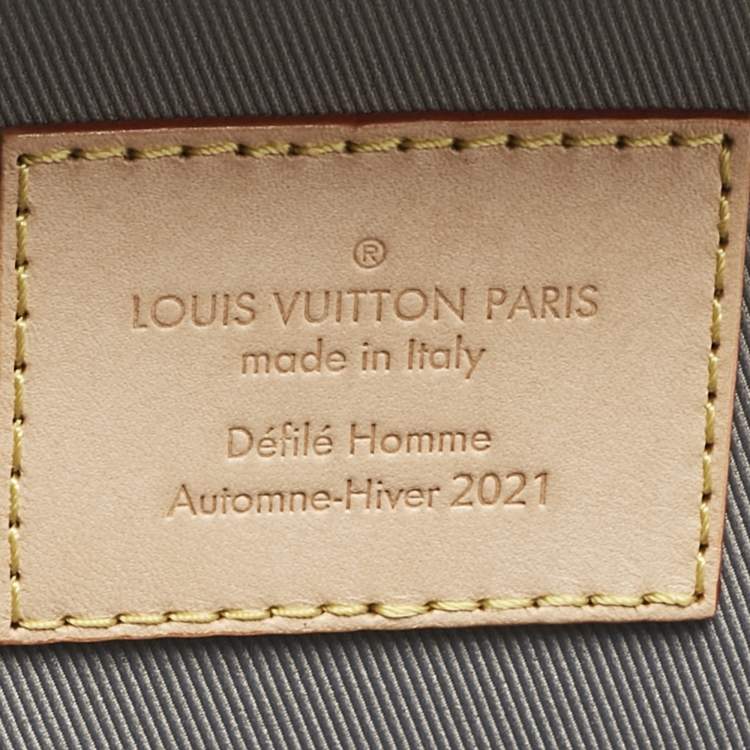 Pre Owned Louis Vuitton Monogram Mirror Leather Handle Soft Trunk Bag