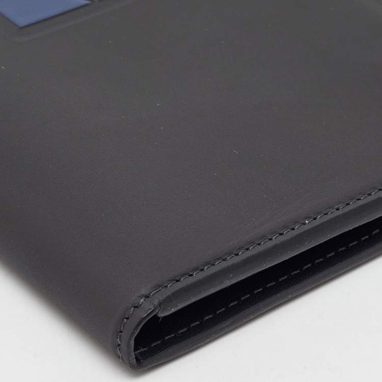 Pre Owned Louis Vuitton Black Leather America's Cup E-Zip Long Wallet