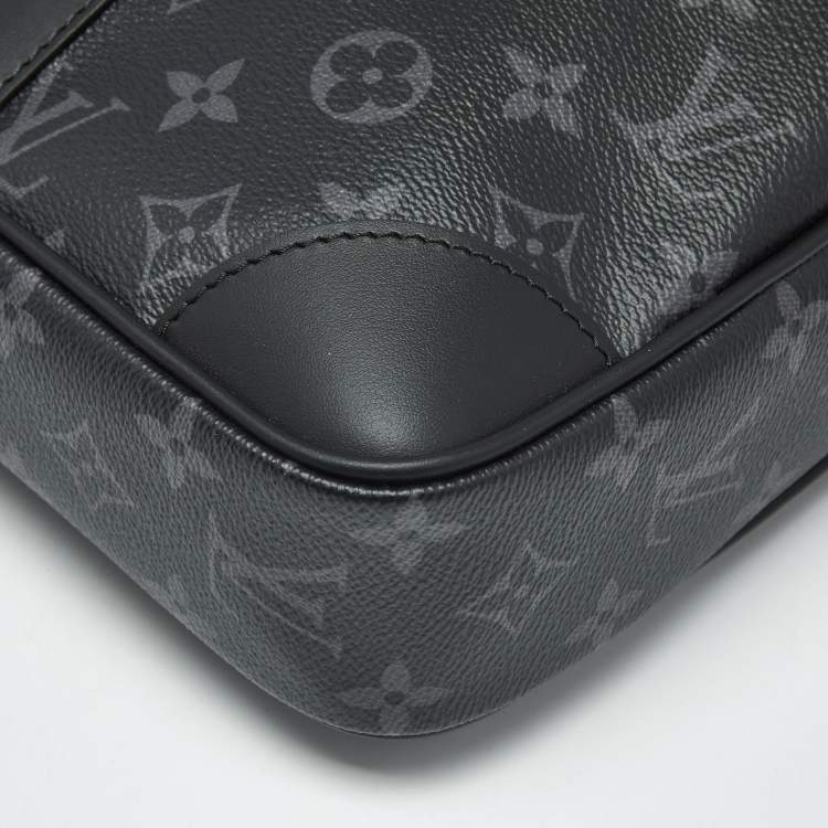 Pre Owned Louis Vuitton Monogram Eclipse Canvas Porte Documents Voyage PM Bag