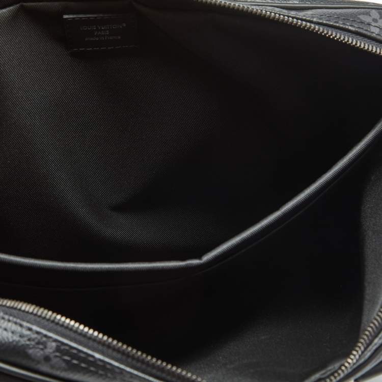 Pre Owned Louis Vuitton Monogram Eclipse Canvas Porte Documents Voyage PM Bag
