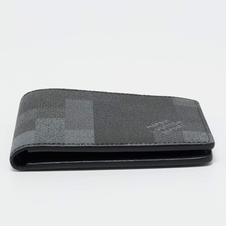 Pre Owned Louis Vuitton Damoflage Canvas Slender Wallet