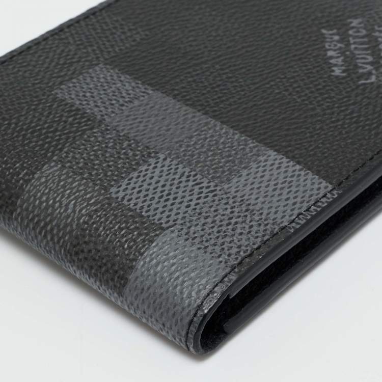 Pre Owned Louis Vuitton Damoflage Canvas Slender Wallet