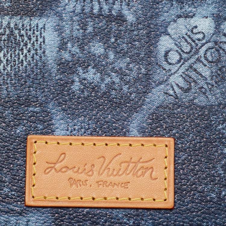 Pre Owned Louis Vuitton Marine Damier Salt Canvas Multiple Wallet