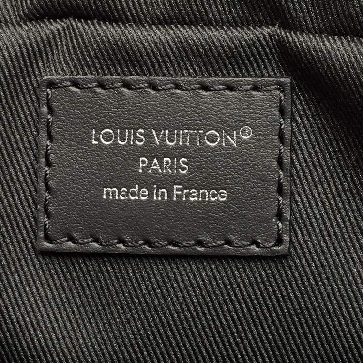 Pre Owned Louis Vuitton Monogram Eclipse Canvas Porte Documents Voyage PM Bag