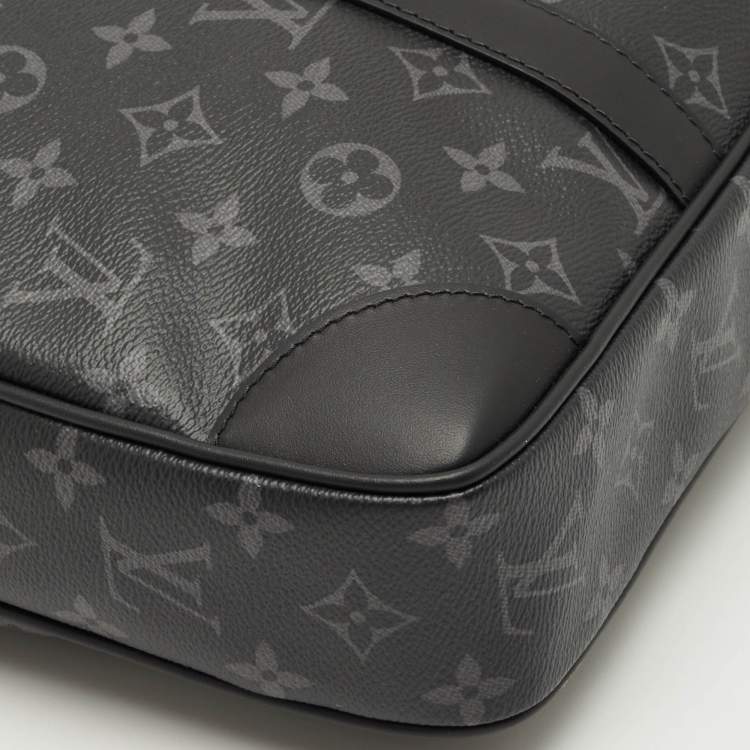 Pre Owned Louis Vuitton Monogram Eclipse Canvas Porte Documents Voyage PM Bag