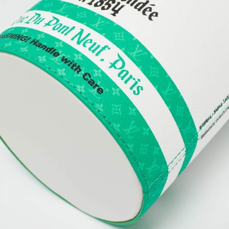 Pre Owned Louis Vuitton Green Monogram Canvas LV Paint Can Bag