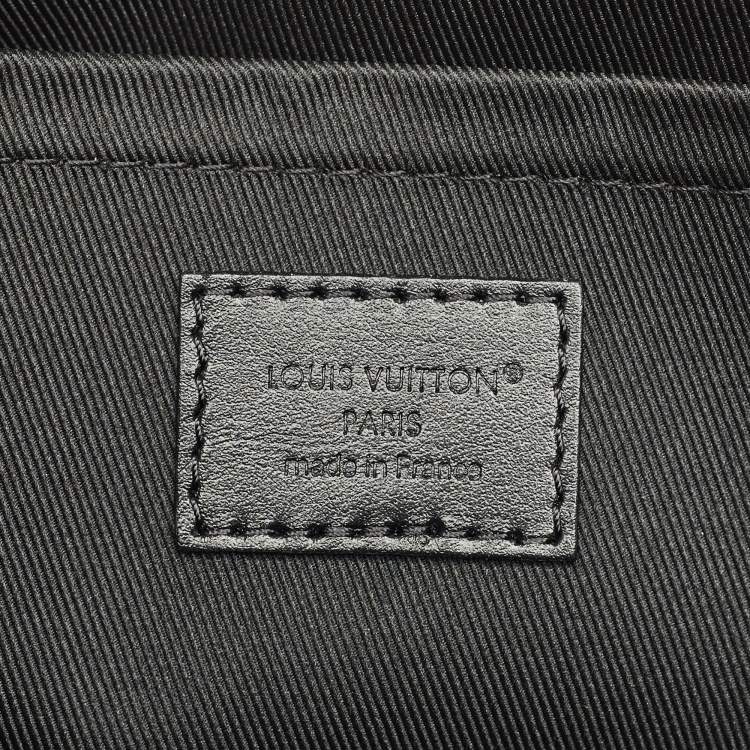 Pre Owned Louis Vuitton Monogram Eclipse Canvas Pochette Voyage Souple