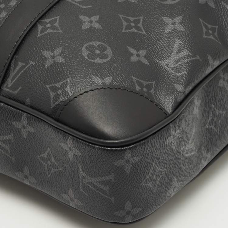 Pre Owned Louis Vuitton Monogram Eclipse Canvas Porte Documents Voyage PM Bag